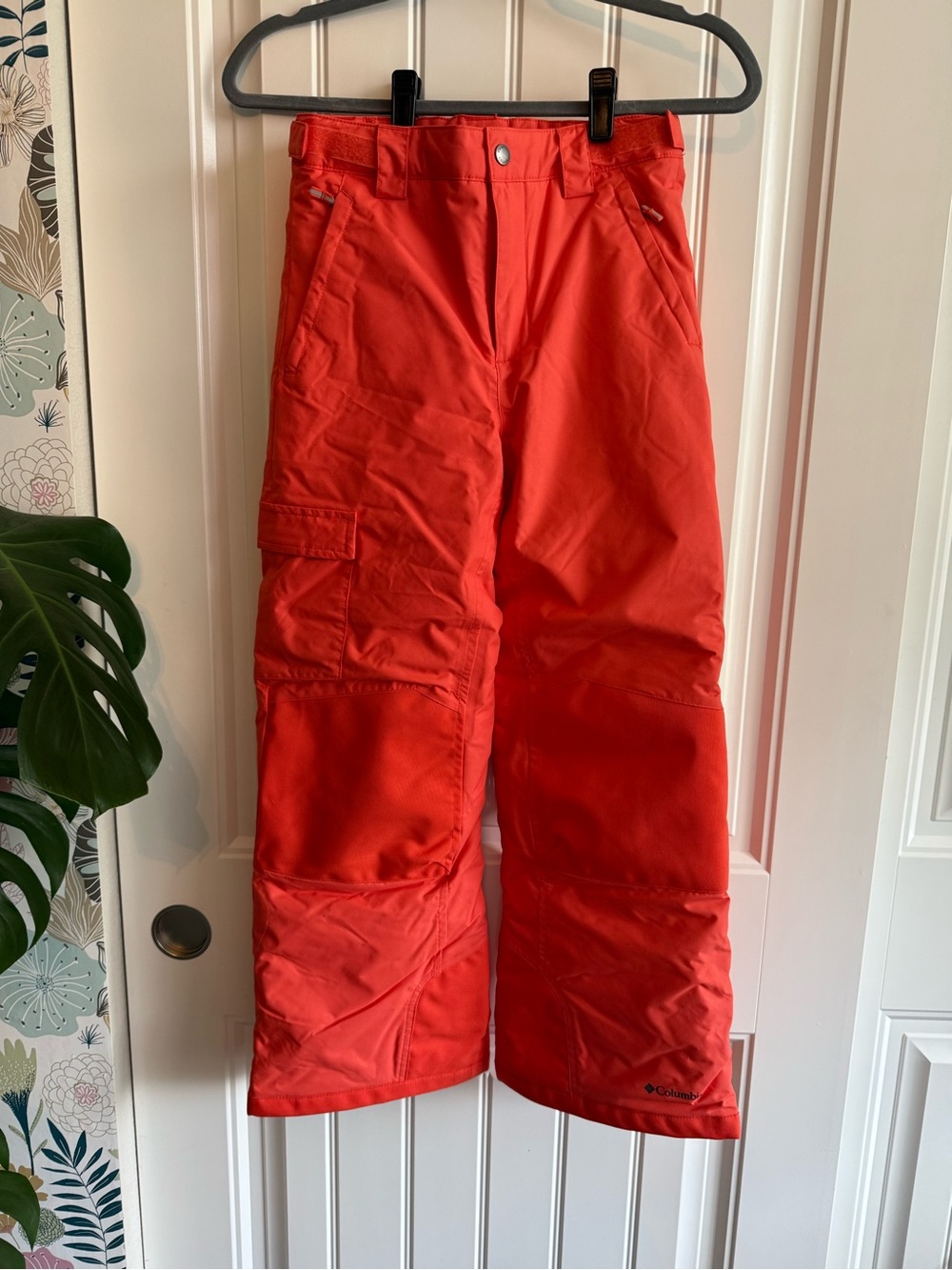 Columbia Youth Size M (10/12) Bugaboo Omni-Heat Waterproof Snow Pants Orange